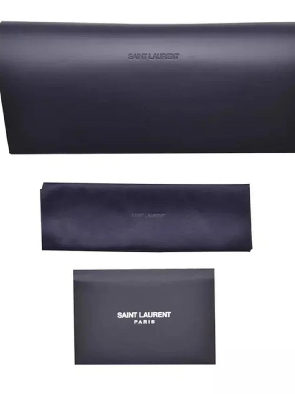 New Saint Laurent Mens Square/Rectangle Black Black Black Fashion Designer Sungl